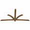 Ekena Millwork Davenport Timber Gable Bracket, Western Red Cedar, 108"W x 58"H x 1 1/2"D x 5 1/2"F, 13/12 Pitch GBW108X58X0206DAV00SWR - alternate 2
